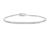 Sterling Silver Diamond Tennis Bracelet (Lab Grown)